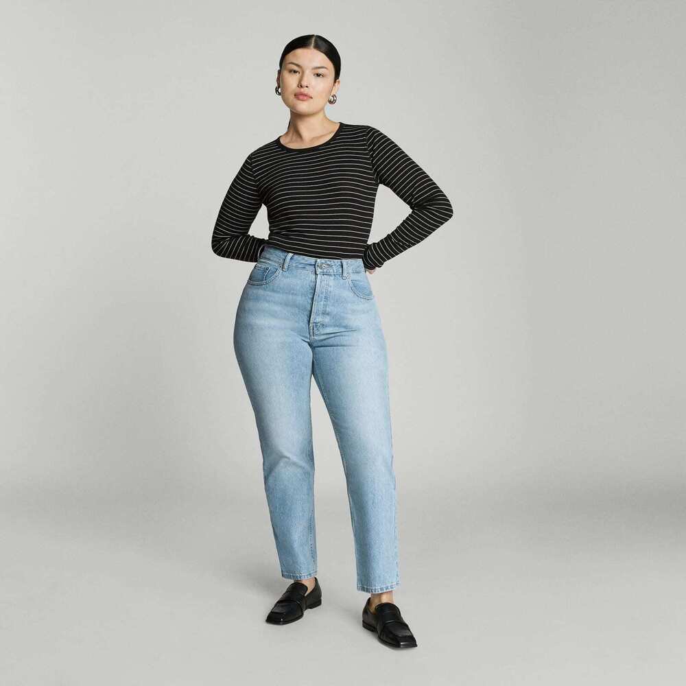 Everlane The '90s Cheeky Hourglass Blue Jean